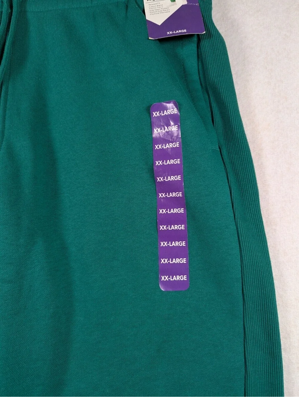Member's Mark - Men's - Green Classic Fit - Pocket Tech Fleece Pants - Size XXL